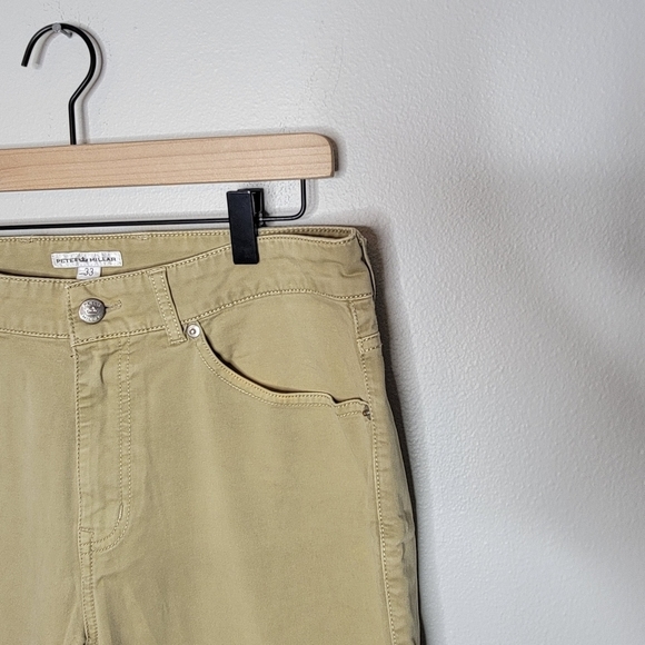 Peter Millar Mens Khaki Chinos Pants Size 33 Cotton Blend - Picture 4 of 8